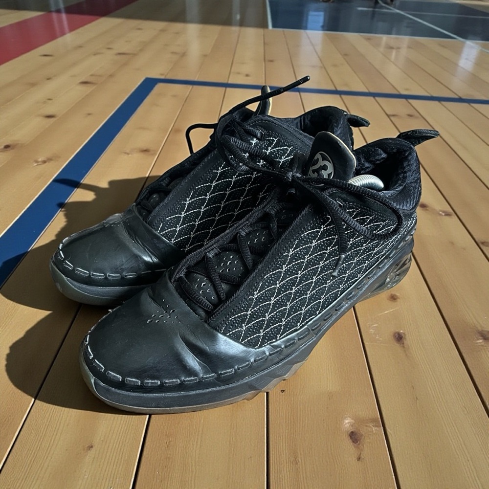 Jordan 23 Low Mens 11 Black & Dark Charcoal Basketball Shoes Style 323405-071